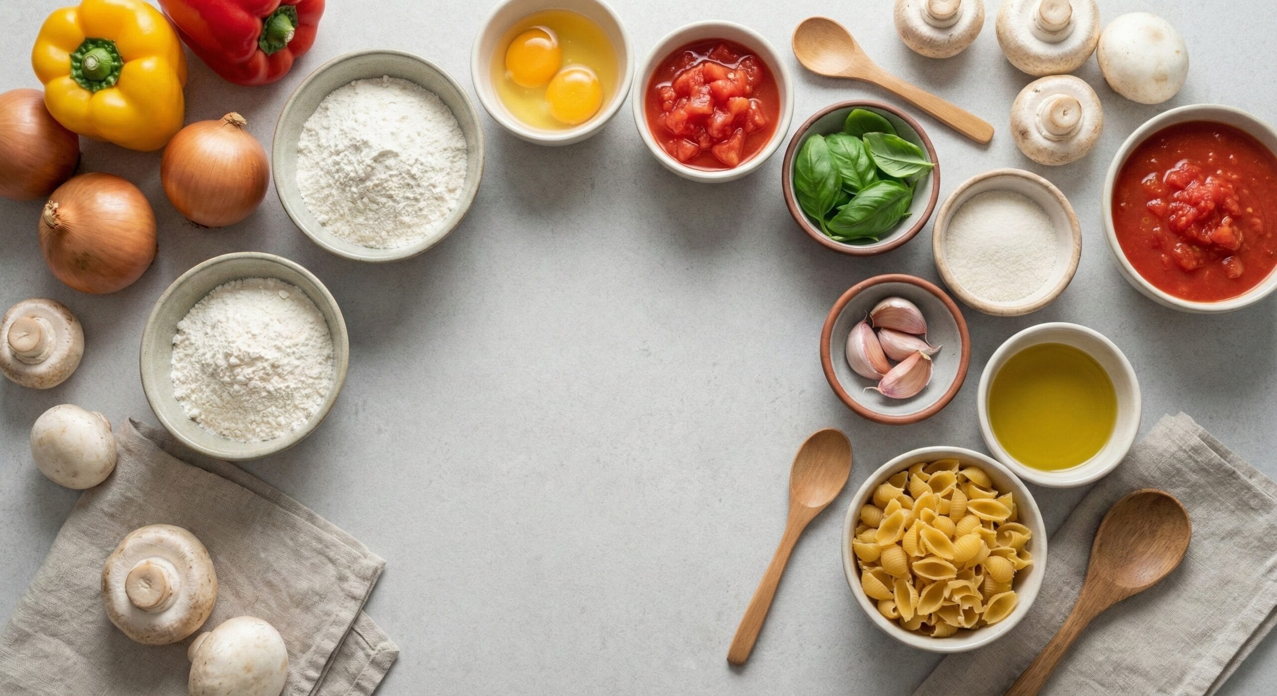 Ingredients for crispy fried chicken