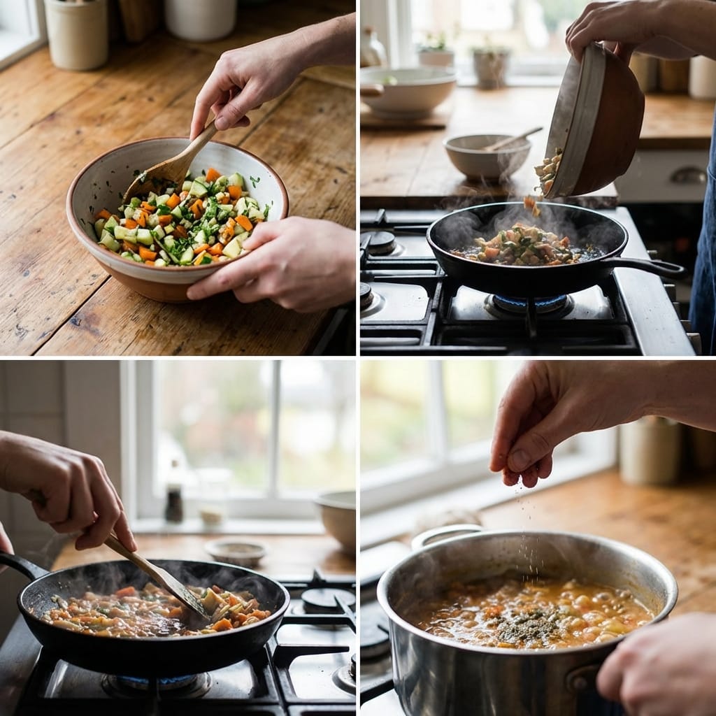 Pressed rice krispie mixture in pan